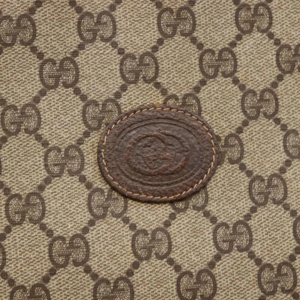 GUCCI GG Supreme Tote Bag PVC Beige 156 02 109 Auth bs30092 - Picture 11 of 16
